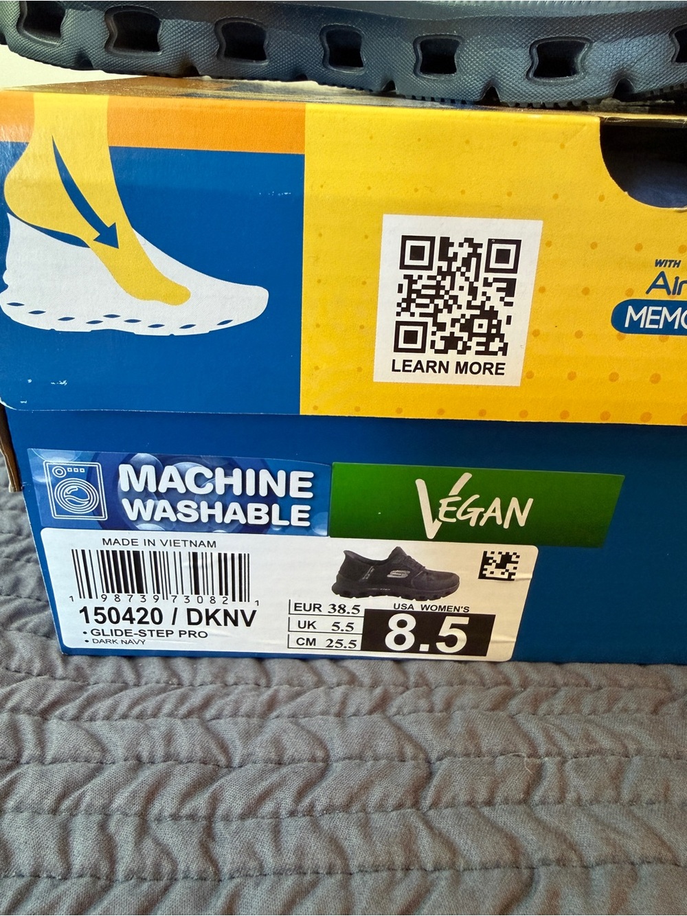 Sketchers women’s size 8.5 slip-in dark navy Glide Step Pro - Picture 2 of 6